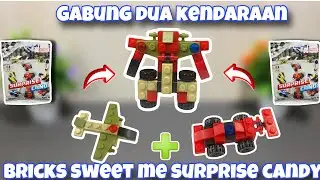 Gabung lego pesawat bomber dan mobil balap dari sweet me