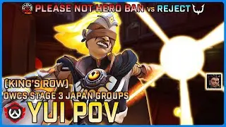 [ Yui ] Illari With INSANE Carry | PNHB vs REJECT | King's Row | Group Stage | OWCS Japan Stage 3