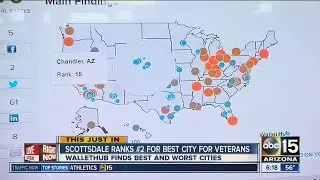 Scottsdale ranks #2 for best city for veterans