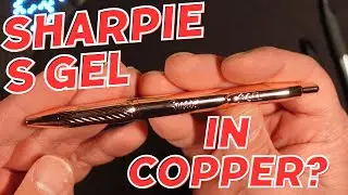 Introducing the Sharpie S Gel in Copper!!!! Did I mention COPPER?!?!