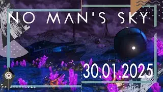 No Man's Sky. Поселение, поиск кораблей стражей, живой корабль. Стрим 30.1.2025