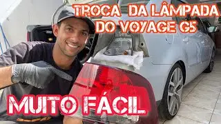 Como trocar lâmpada do Voyage G5 lanterna traseira / Gol G5 bem semelhante