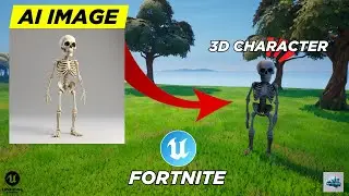 Turn any AI generated Image to 3D Game Ready Character for UEFN and Unreal Engine