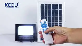 How to use IP65 solar LED flood light 100W 200W?