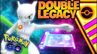 Double Legacy Shiny Mewtwo in GO Battle League Master // Pokemon GO