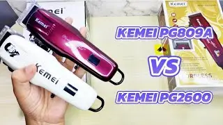 MESIN CUKUR RAMBUT KEMEI PG809A VS KEMEI PG2600 WORTH IT MANA???