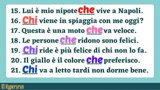 Italian grammar training | Guided pronunciation | Language exercises | Learn italian free lessons