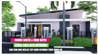 Solusi desain rumah asri di lahan melebar - 1x lihat auto jatuh cinta