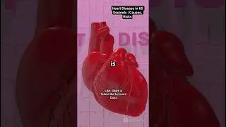 Heart Disease in 60 Seconds | Causes, Risks & Prevention ❤️ | Biotic World #shorts #heart