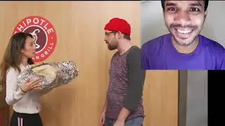 FUNNY REACT  TO EVERY CHIPOTLE EVER