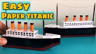 Как сделать корабль «Титаник» из бумаги | Бумажный корабль своими руками 🚢