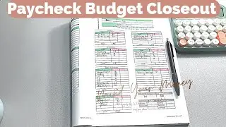 paycheck budget # 1 (June 2023) written budget closeout with editing oopsies | Mind Your Money