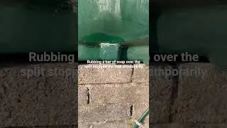 How to Temporarily Stop a Fuel/Oil Tank Leak Using a Bar of Soap