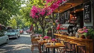 Spring Coffee Jazz on the Streets 🌸 Relaxing Jazz Music for Urban Chill Moments