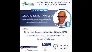 Prof. Abdelilah Benyoussef&ndash;First-Principles DFT Simulations of Novel 2D Materials for Energy Storage