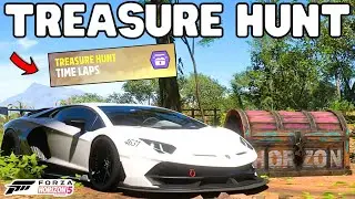 Forza Horizon 5-How to complete Treasure hunt TIME LAPS-Autumn Treasure hunt-Series 40