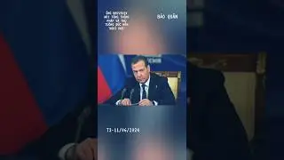 &Ocirc;ng Medvedev n&oacute;i tổng thống Ph&aacute;p v&agrave; thủ tướng Đức n&ecirc;n 'nghỉ hưu' #medvedev #shorts