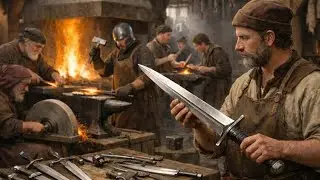 Inside Medieval Misericorde Making: The Dagger Meant to End Mercy (Full Process)