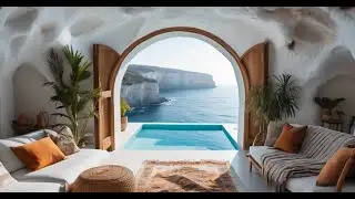 🌊The Most Relaxing Ocean Escape | Mesmeriszing Mediterranean Caves | Soothing Waves & Relaxing Music