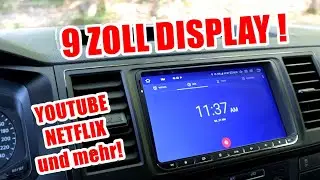 Radio mit riesen 9 Zoll Bildschirm f&uuml;r den VW T6! Einbau und Test / Apple Car Play / M.I.C AV9V2-Pro