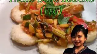 😄Taohuu Song Krueng : Tofu con salsa agrodolce (VEG)