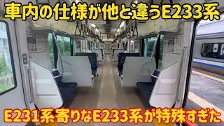 【E233系の異端児】他と仕様が違うE233系3000番台が特殊すぎた