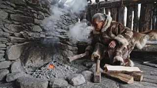 A Day In The Life Of A 101-Year-Old Woman Living In The Polar Regions, Eating Snow And Browning Fish