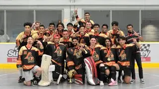 (4K) 2022 BCBHA Ball Hockey Provincial D Final - Wiserhood vs. Metro Express Provincials #ballhockey