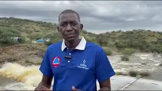 City of Windhoek opens Avis Dam sluice gates to prevent flood damage.