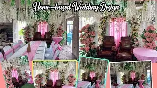 Home-based Wedding Reception Design | Wedding Decoration Ideas