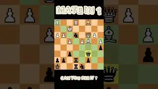 chess | mate in 1 | can you see it? #chess #matein1