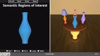 Making-A-Scene: A Preliminary Case Study on Speech-based 3D Shape Exploration through Scene Modeling