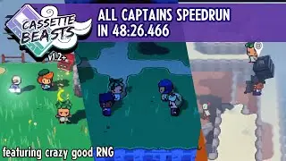 [Obsolete] Cassette Beasts All Captains Speedrun in 48:26.466 (Daily v1.2)