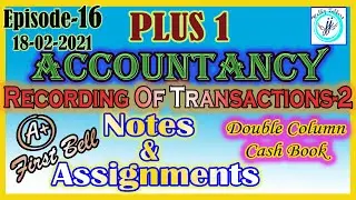 PLUS ONE ACCOUNTANCY NOTES|KITE VICTERS NOTES +1 |ACCOUNTANCY NOTE
