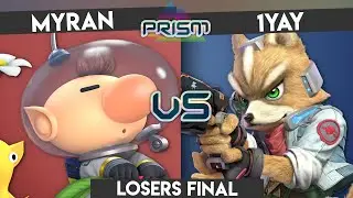 PRISM 214 - Myran (Olimar) vs. 1Yay (Fox) - Losers Finals - Smash Ultimate Singles