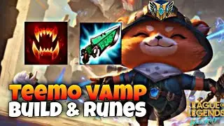 Teemo Lifesteal build & runes - WILD RIFT