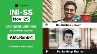 INI-SS Nov &rsquo;25 AML-1: How Dr. Abishek Cracked Pediatric Neurology