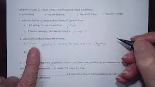 Compound Statements and Truth Tables Pt 1