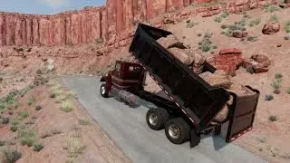 Gavril T-Series regional heavy transport rocks || BeamNG.drive