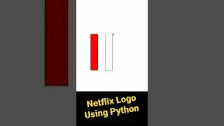Netflix Logo Using Python 💡😱 