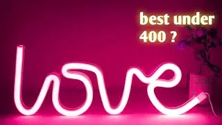 Love (PINK) Neon Sign from Amazon || Unboxing and Review || Youtube Haiwan