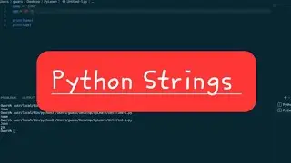 Strings in Python