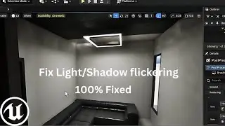Unreal Engine Light flickering issue fix | UE 5.3 2024