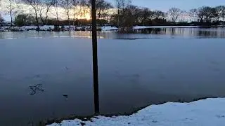 Yde, visgat en zandgat in de sneeuw. 04-01-2026