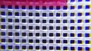 Detalle matriz para serigrafia vista con microscopio 60X