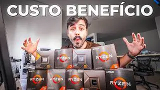 os Melhores Processadores RYZEN Custo Benefício de 2025 pra PC GAMER !!!