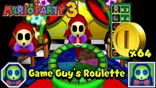 Mario Party 3 Game Guy's Roulette x64 Coins