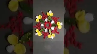 Beautiful flower art's. #decoration #nature lovers #flowers #beautiful flowers #leaves #flower.