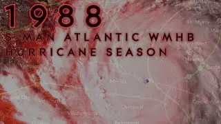 1988 S-MAN Atlantic What-Might-Have-Been Hurricane Season Animation