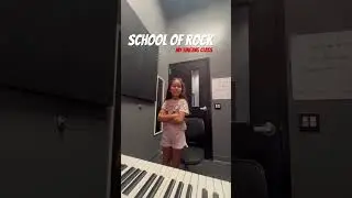School of rock singing class #schoolofrock #rockout #rockstrong #singingrock
